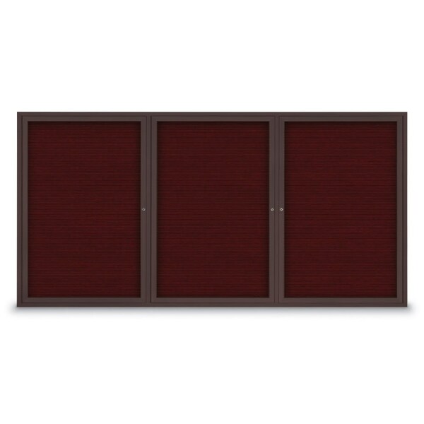 Letterboard, Burgundy/Bronze